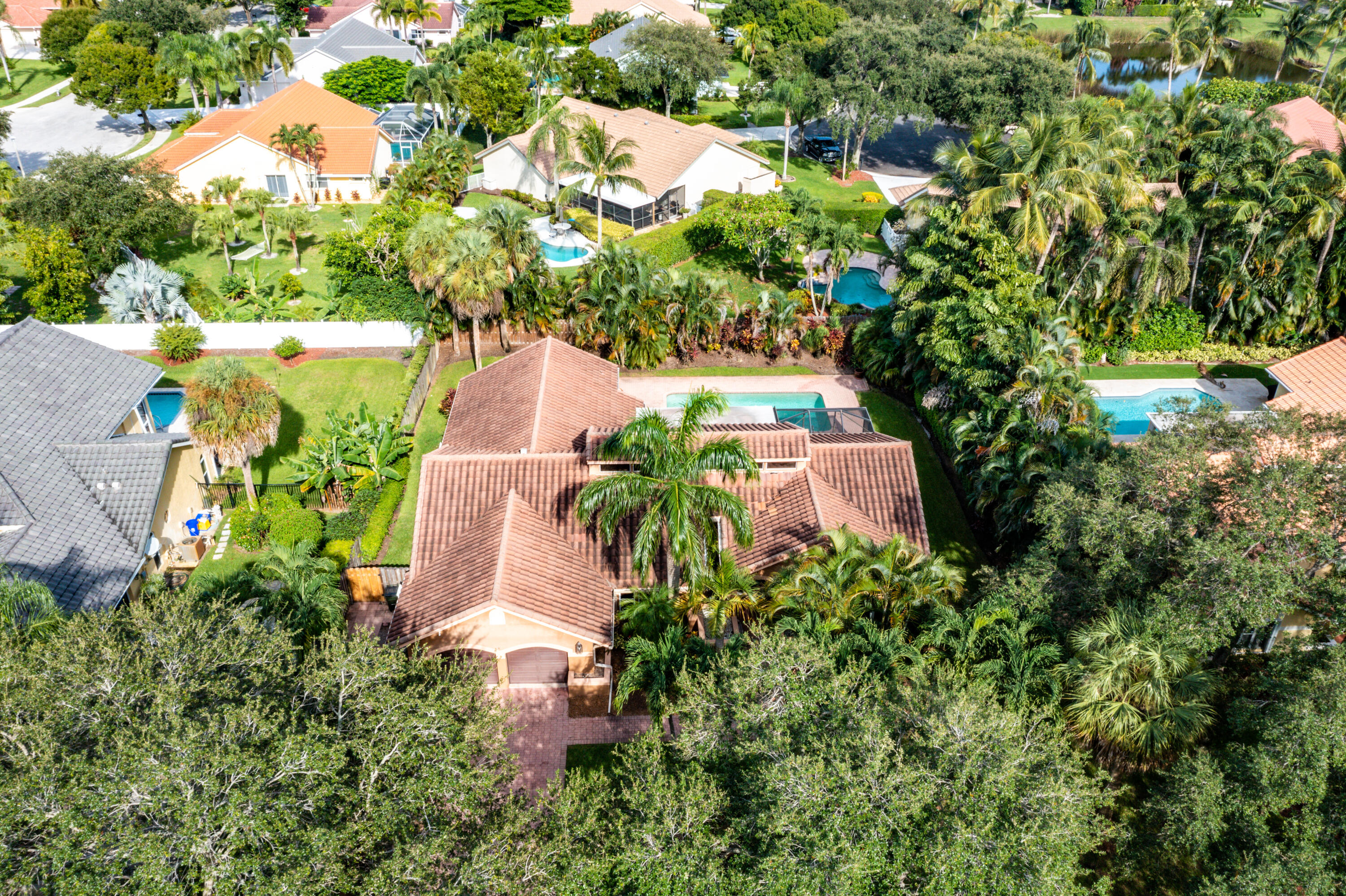 2305 Rabbit Hollowe Circle Delray Beach, FL 33445 - Photo 40 of 47 Aerial Looking East
