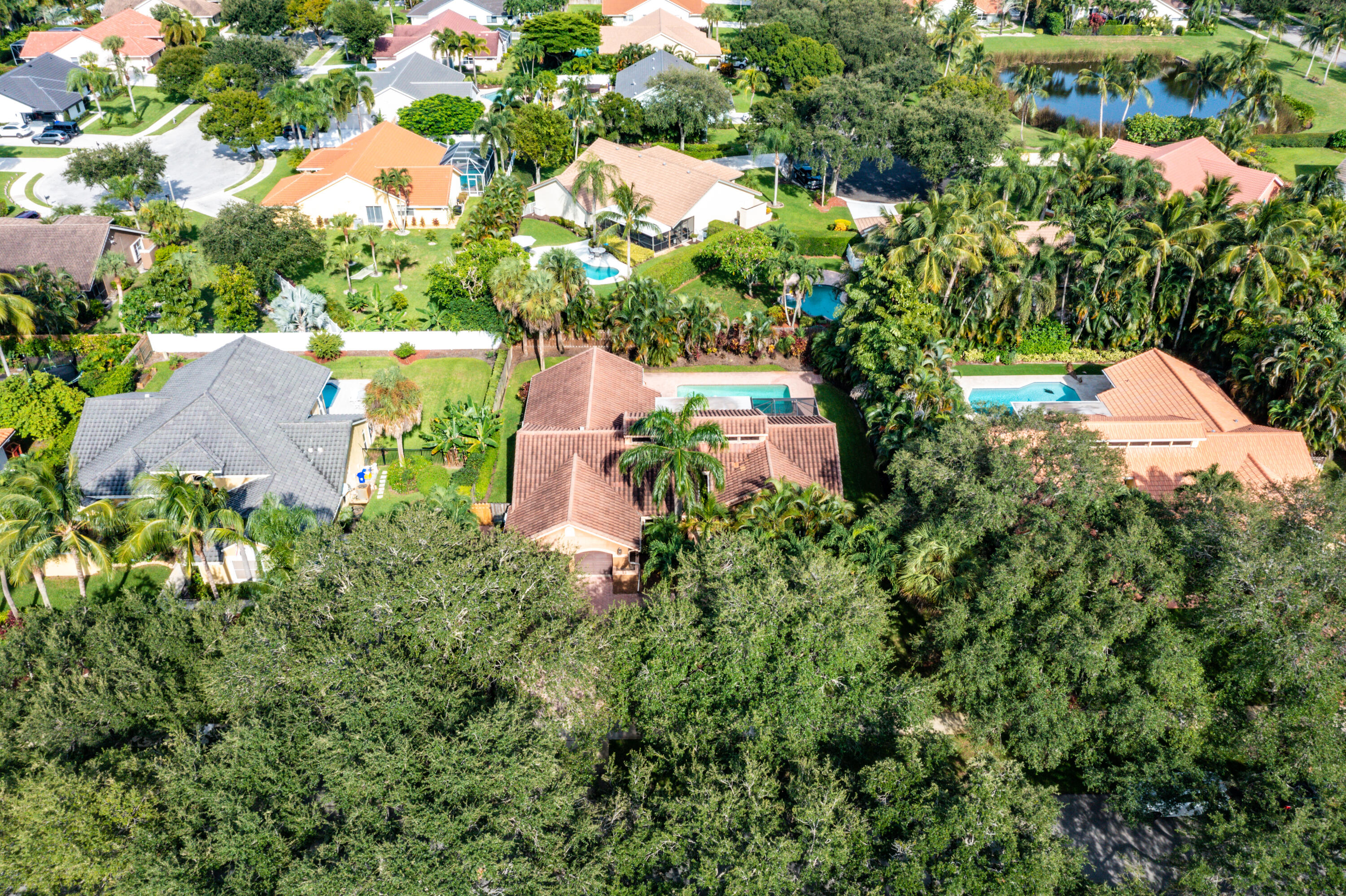 2305 Rabbit Hollowe Circle Delray Beach, FL 33445 - Photo 41 of 47 Aerial Looking East