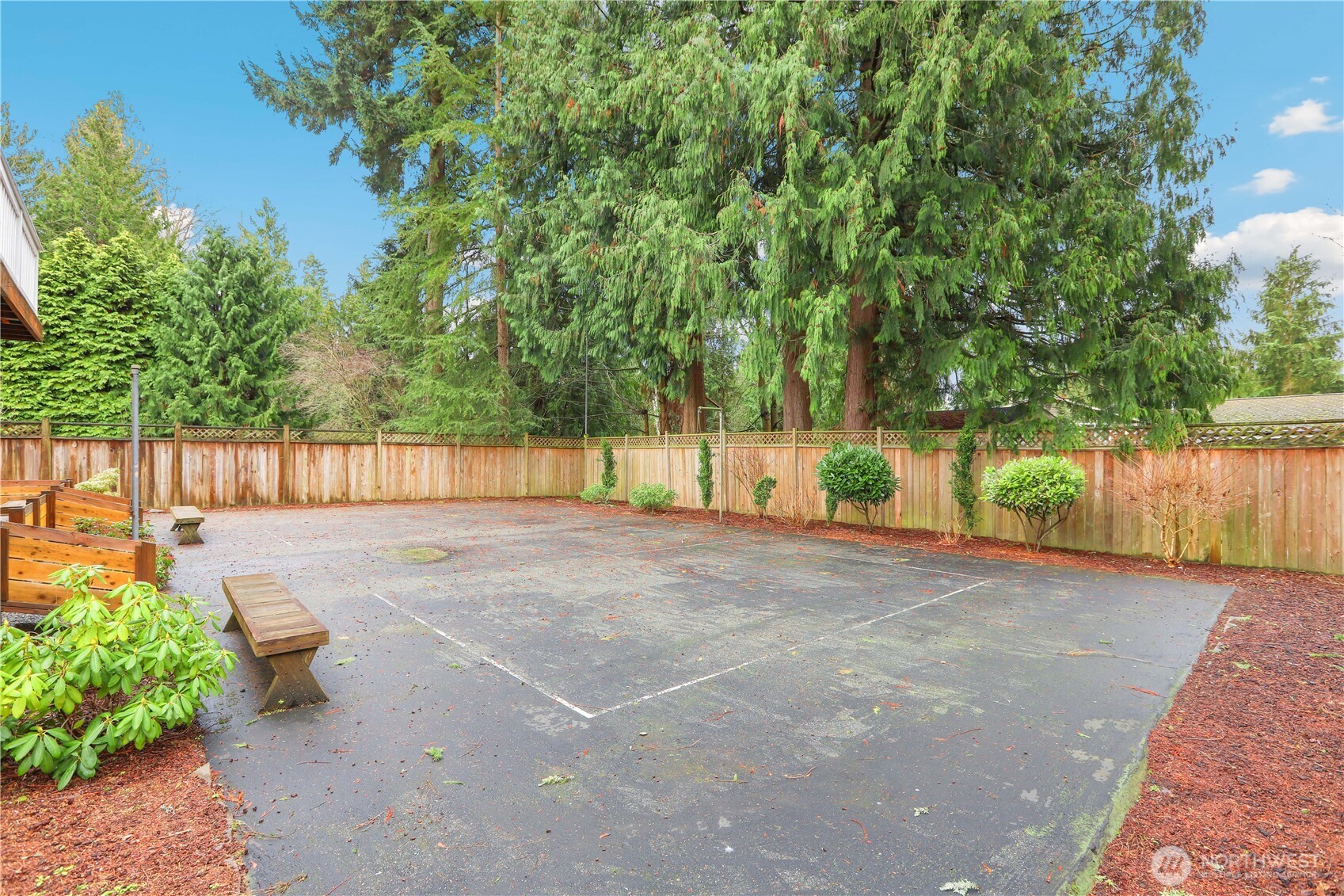 1822 171st Place Southeast Bothell, WA 98012 - Photo 34 of 36 a view of a backyard of the house