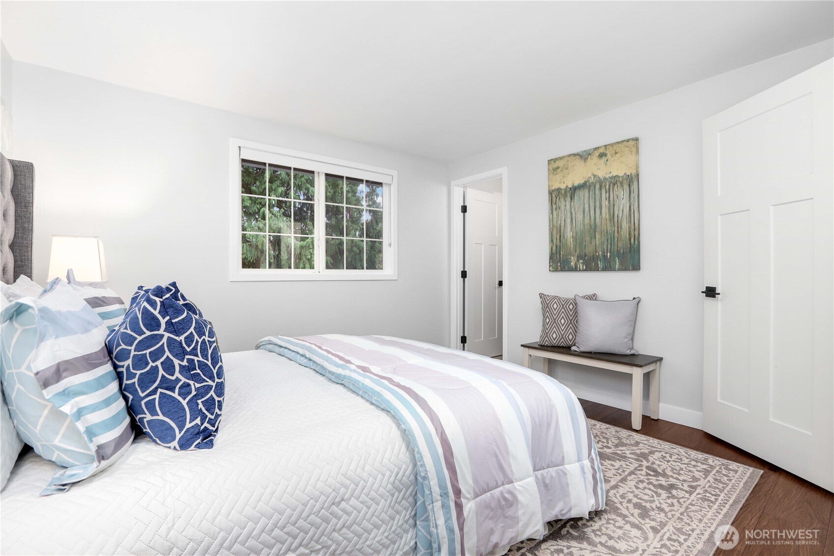 1822 171st Place Southeast Bothell, WA 98012 - Photo 10 of 36 a bedroom with a bed and a window