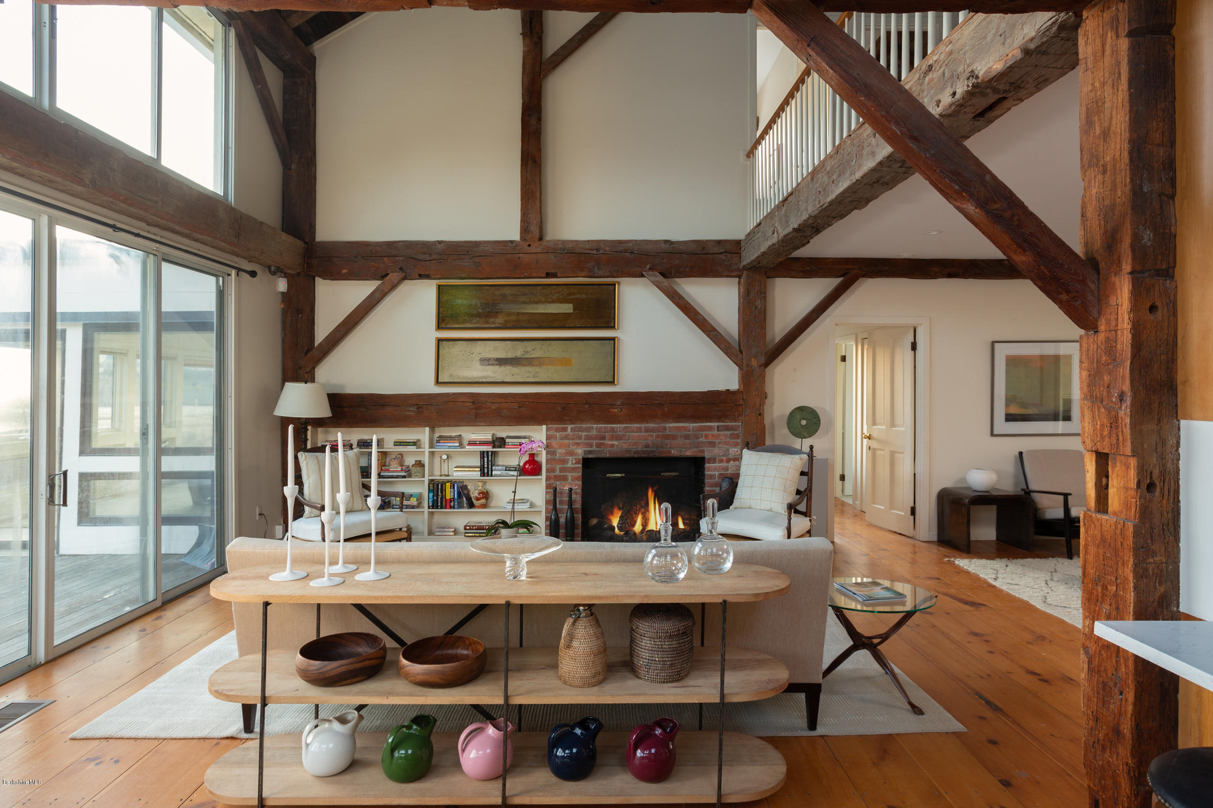 14 Ice Glen Road Stockbridge, MA 01262 - Photo 6 of 26 Dining Area Looking toward Living Room