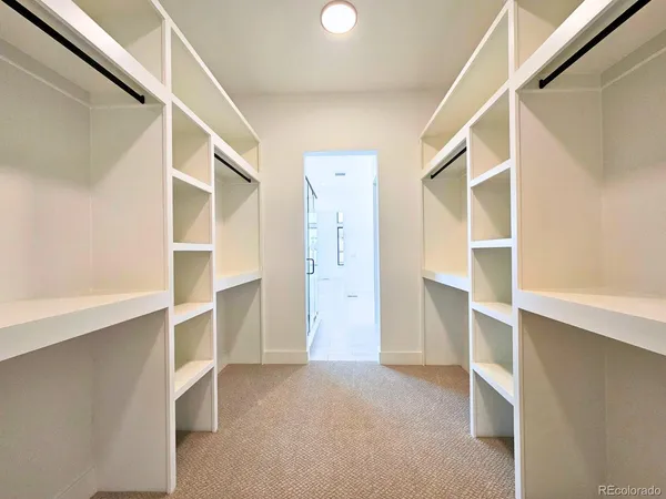 a view of closet area