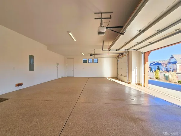 a view of a room with lots of white walls