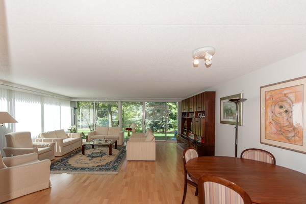 88 Avon Road, Unit 88 Northbrook, IL 60062 - Photo 5 of 17 a living room with furniture and a large window