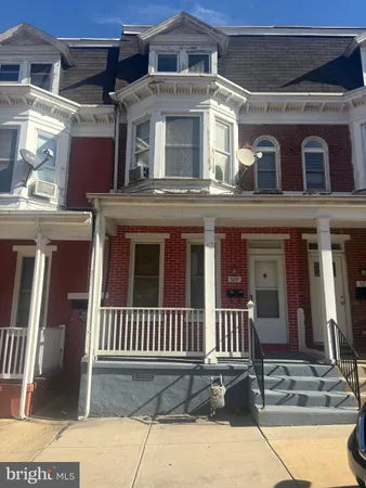 front view of a house with a door