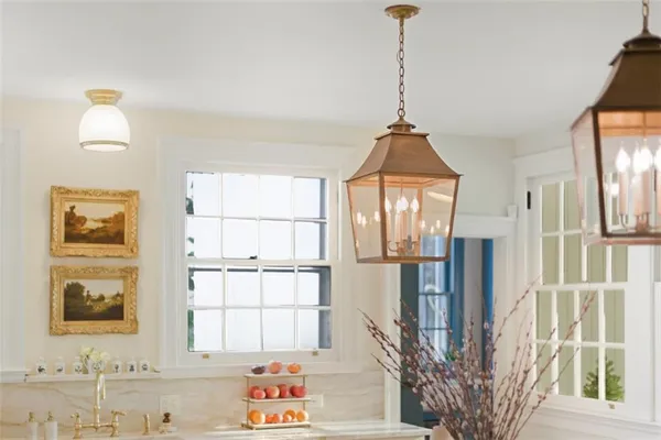 a kitchen with a sink and a window