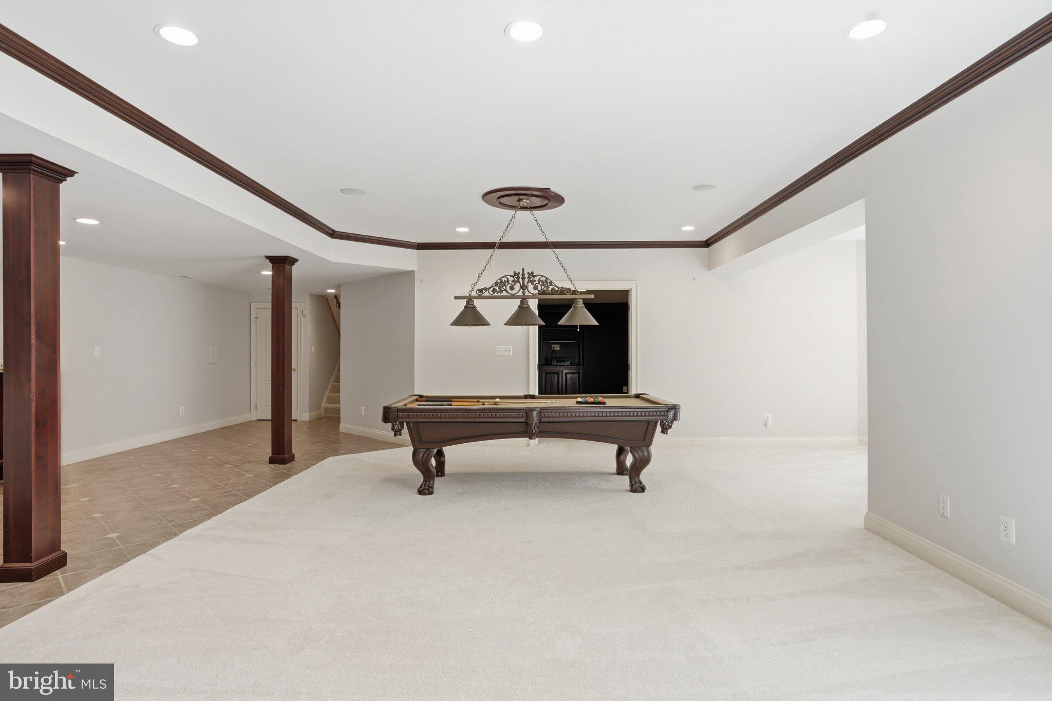 891 Chinquapin Road McLean, VA 22102 - Photo 59 of 78 Spacious game room with elegant details.