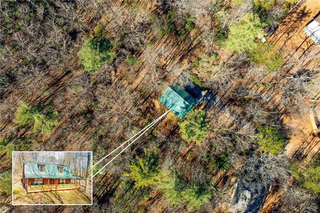40 Kaceys Lane Helen, GA 30545 - Photo 4 of 35 an aerial view of a houses with yard