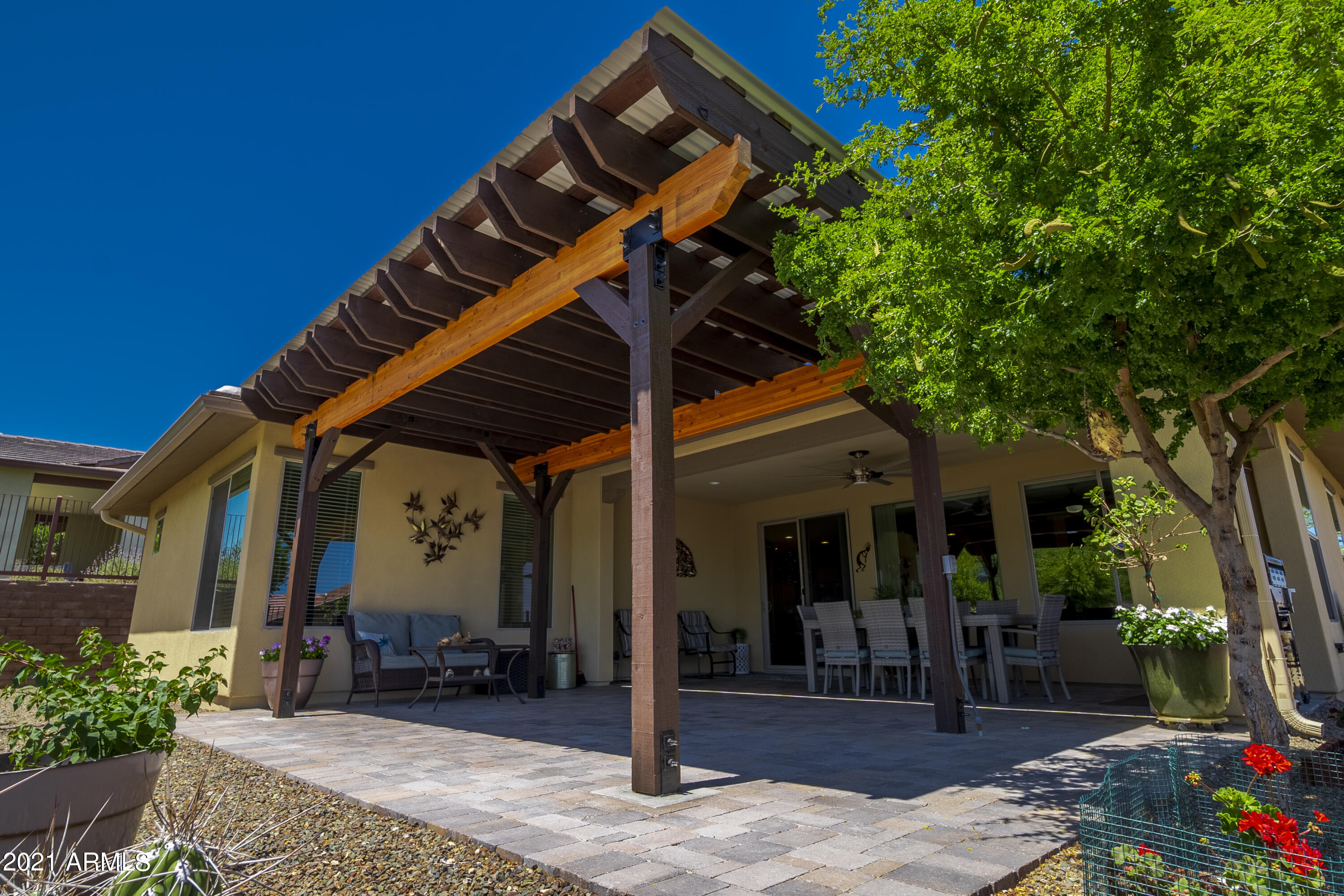 3301 Rising Sun Ridge Wickenburg, AZ 85390 - Photo 23 of 34 Extended covered patio