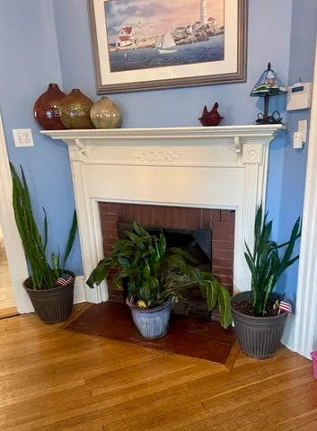 a view of balcony with furniture