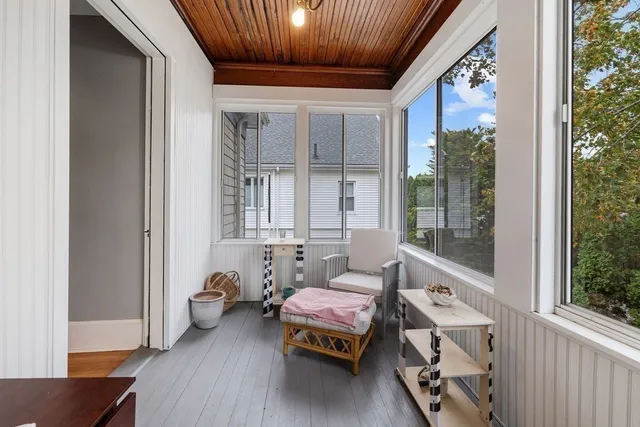 a room with furniture and window