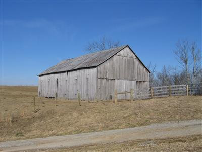 6032 Moorefield Road Carlisle, KY 40311 - Photo 7 of 13 Tobacco barn at curve