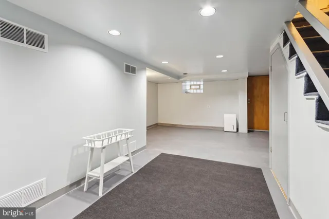 a view of livingroom with stairs