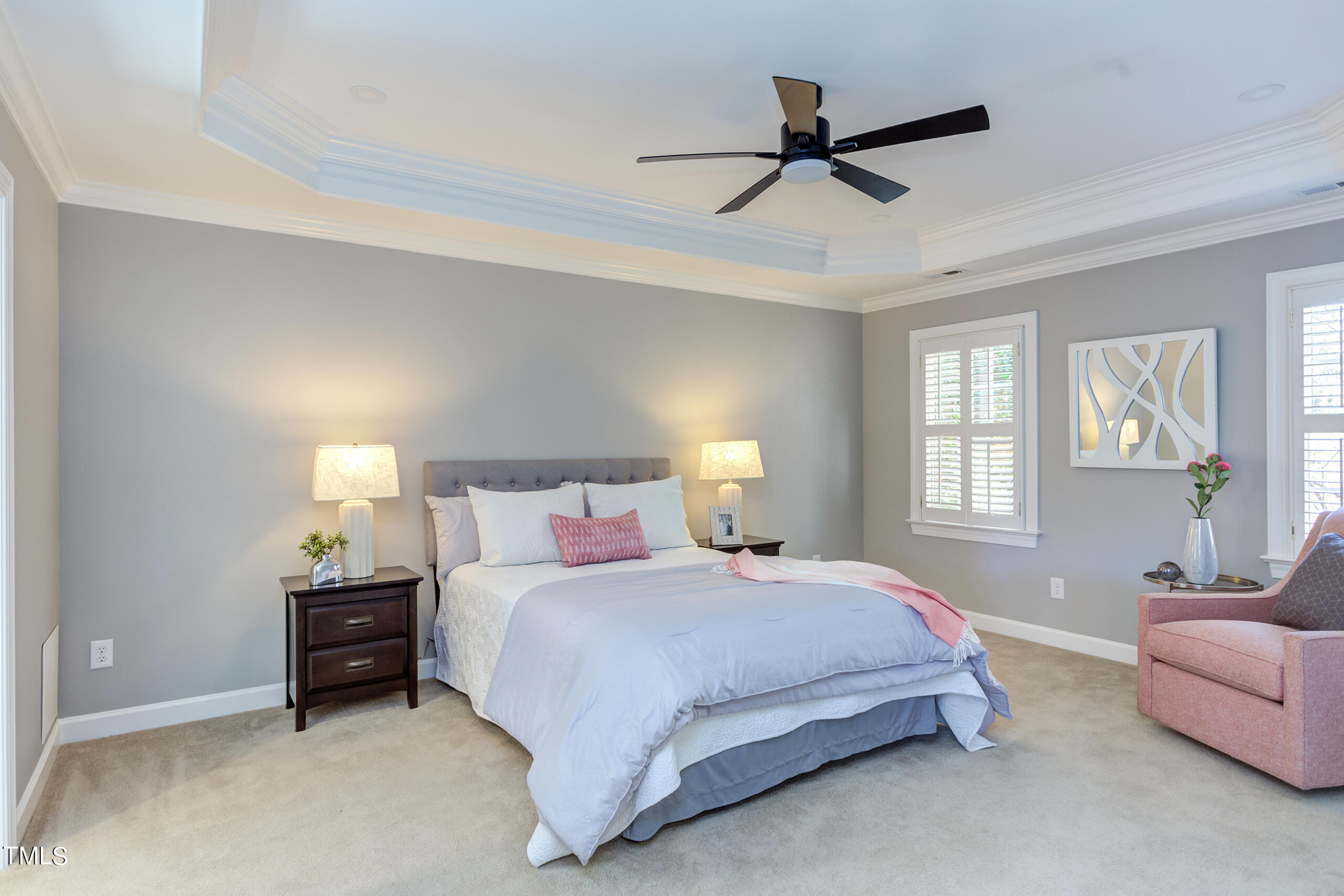737 Loch Highlands Drive Raleigh, NC 27606 - Photo 39 of 85 a bedroom with a bed furniture and a window