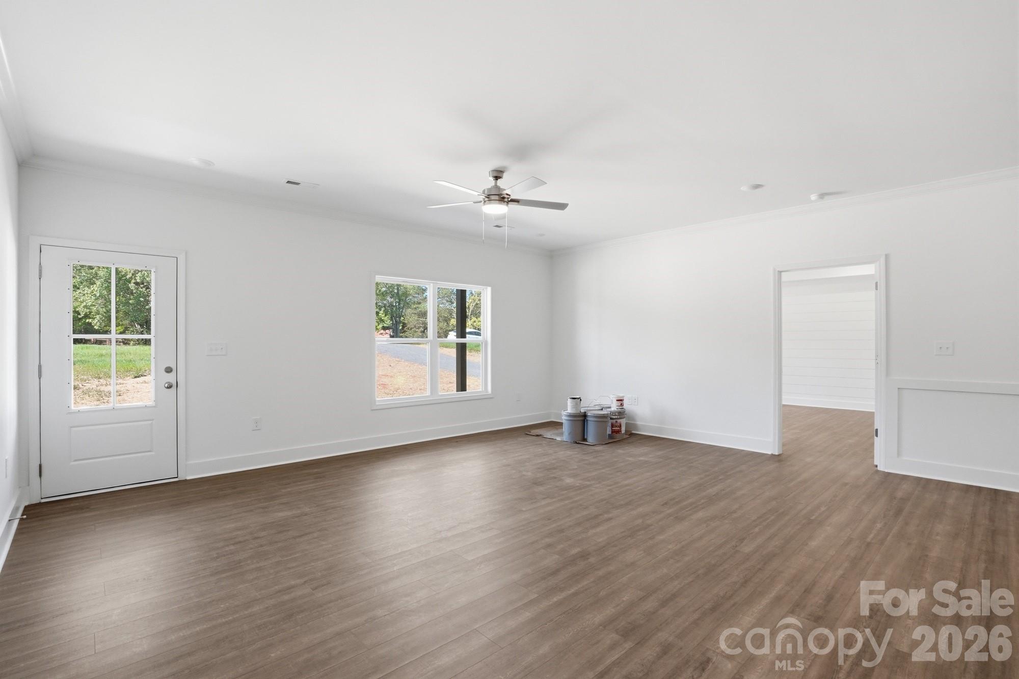 339 Peachtree Road Rock Hill, SC 29730 - Photo 11 of 39 an empty room with wooden floor and windows