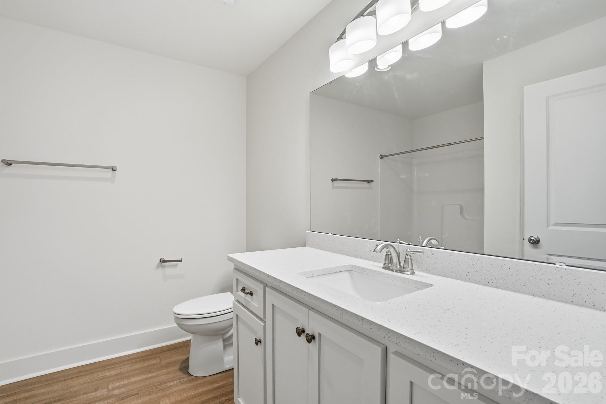 339 Peachtree Road Rock Hill, SC 29730 - Photo 25 of 39 a bathroom with a sink a toilet and a mirror