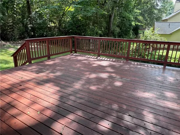 a view of a house with wooden floor