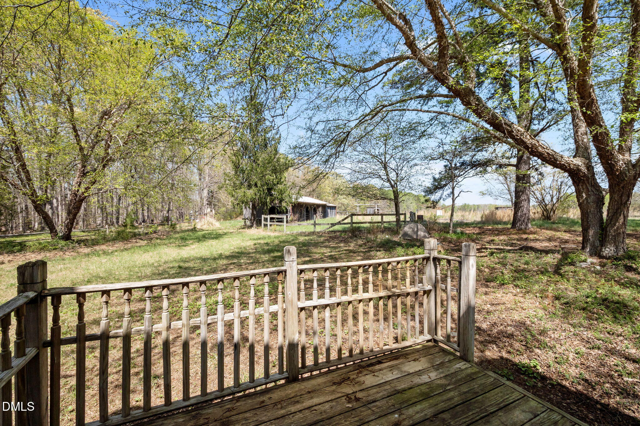 212 Thomas Humphries Road Roxboro, NC 27574 - Photo 50 of 56 a view of a yard with wooden fence