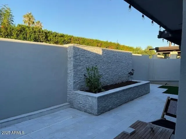 a view of outdoor space yard deck patio and outdoor seating