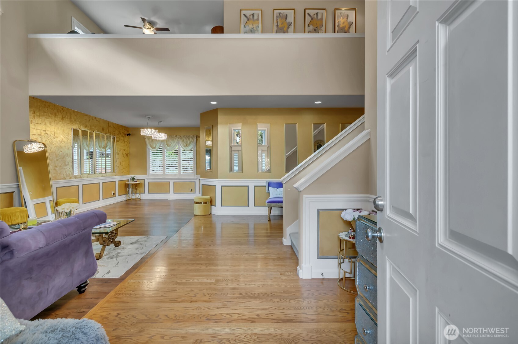26525 Lake Fenwick Road South Kent, WA 98032 - Photo 3 of 40 a lobby with furniture and floor to ceiling window