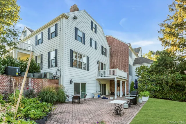 a view of a building with a yard