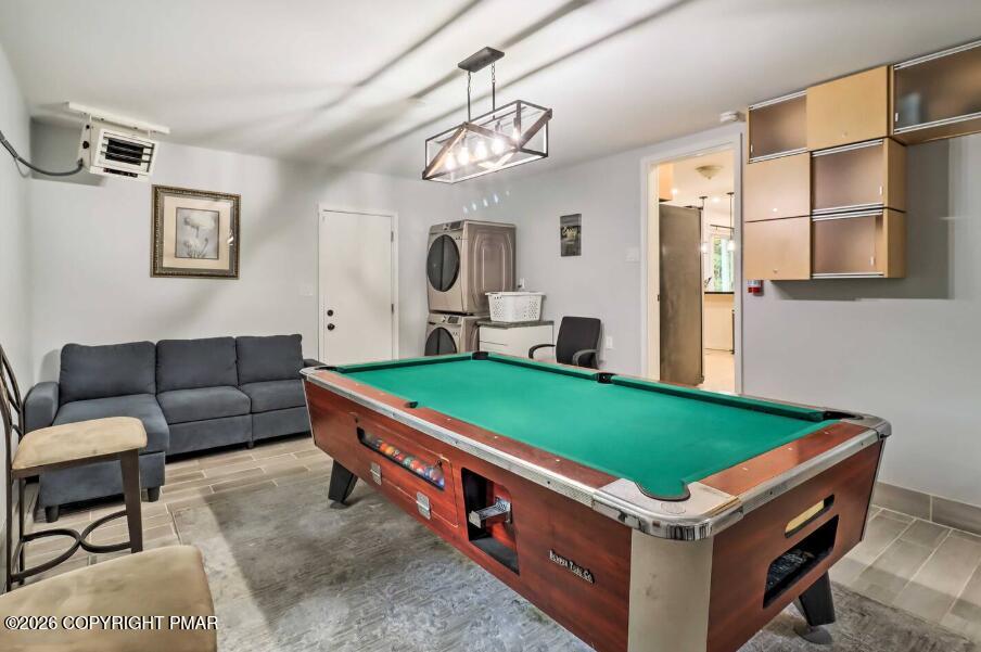415 Alter Avenue, Unit 415 Pocono Summit, PA 18346 - Photo 14 of 21 a room with pool table and windows