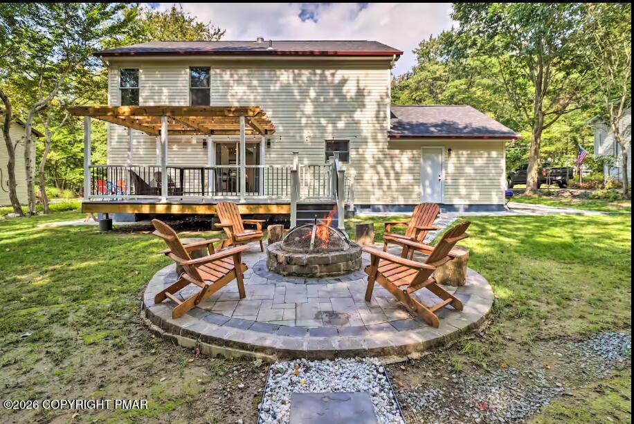 415 Alter Avenue, Unit 415 Pocono Summit, PA 18346 - Photo 18 of 21 a view of a house with outdoor space