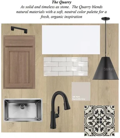 a view of a city with sitting area