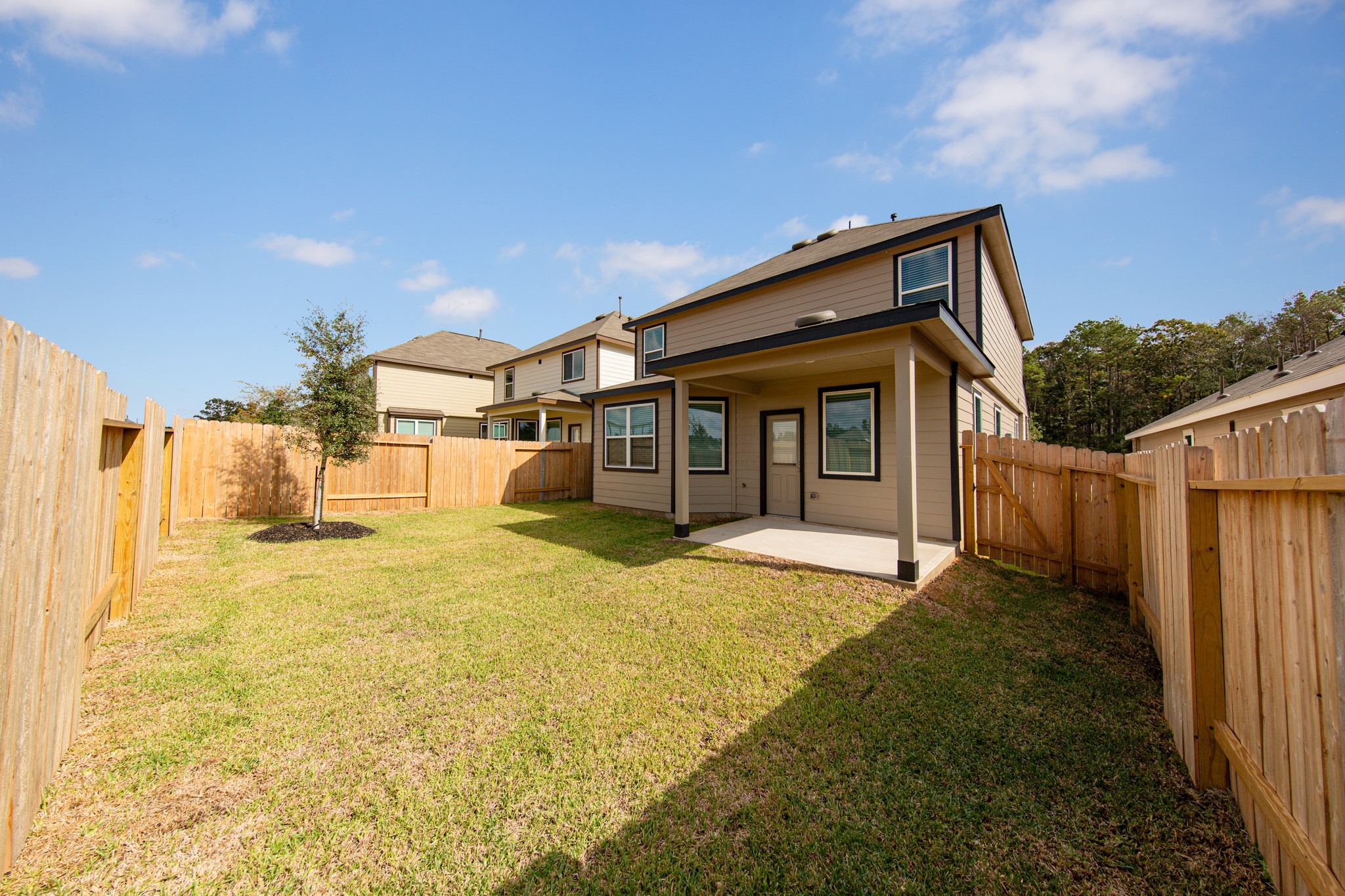 3042 Nickell Back Drive Conroe, TX 77301 - Photo 18 of 24 a house view with a outdoor space