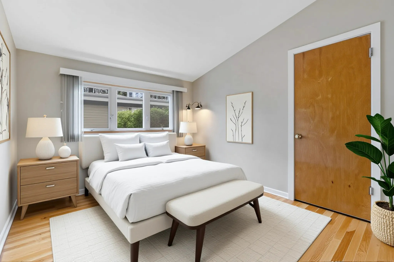 9400 Octavia Avenue Morton Grove, IL 60053 - Photo 2 of 2 a bedroom with a bed and a window