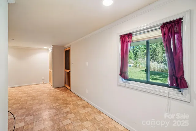 a view of empty room