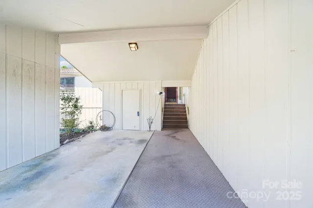 a view of a lake with a yard