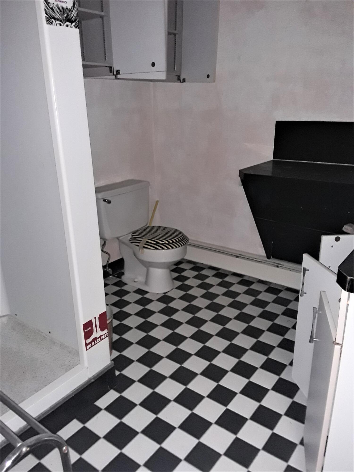 60 Cedar Land Road Orleans, MA 02653 - Photo 26 of 30 a bathroom with a toilet and a mirror
