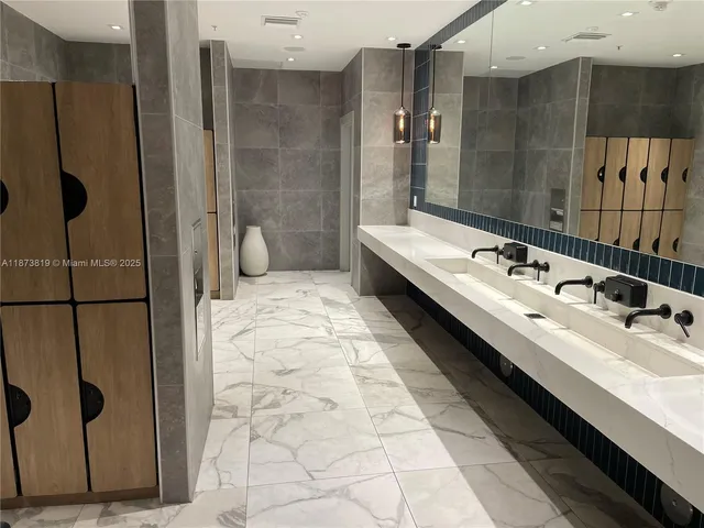 a view of bathroom with shower