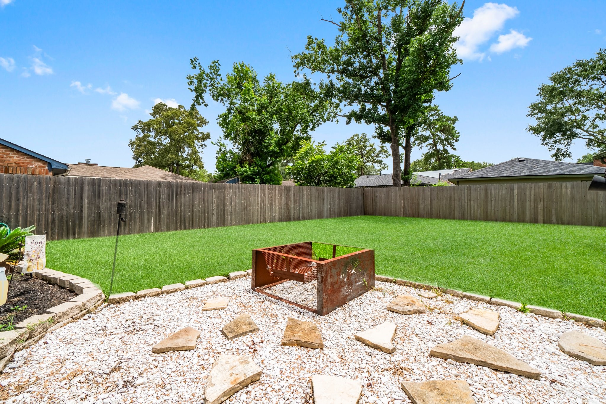 17610 Crestline Road Humble, TX 77396 - Photo 32 of 36 a view of a yard with a slide