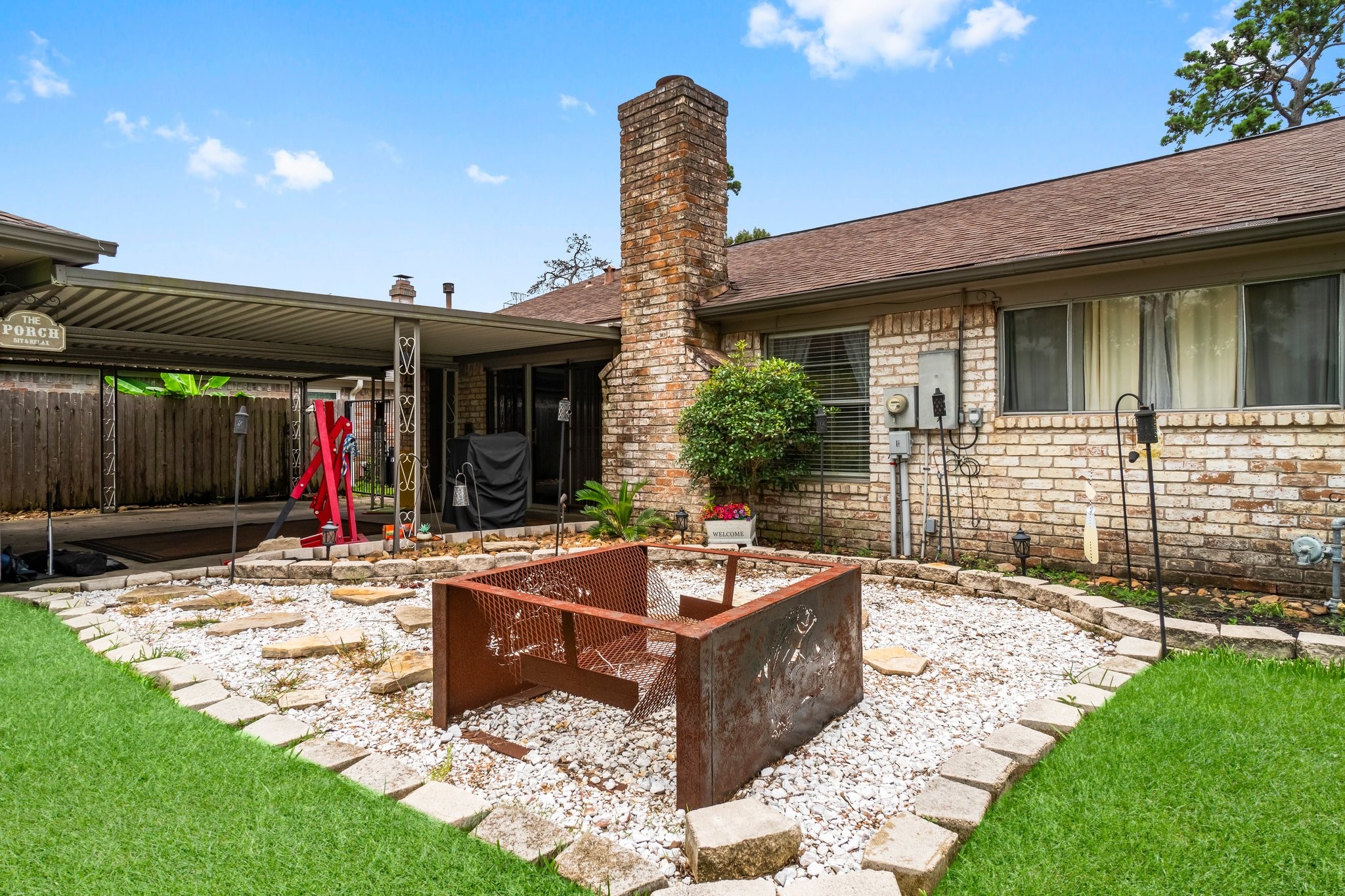 17610 Crestline Road Humble, TX 77396 - Photo 33 of 36 a view of outdoor space yard and patio