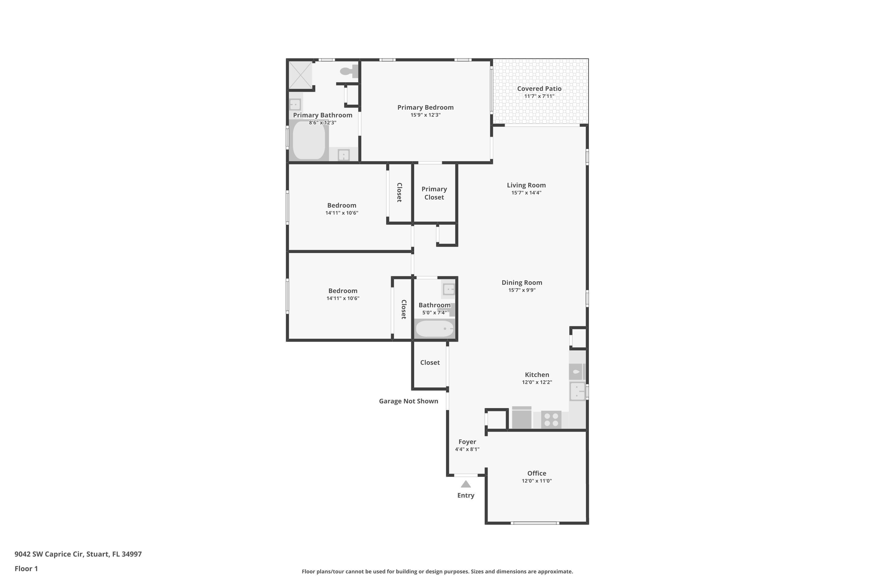 9042 Southwest Caprice Circle Stuart, FL 34997 - Photo 13 of 13 9042-24 Floor Plan
