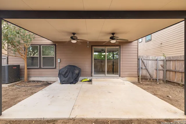 front view of a house with a outdoor space