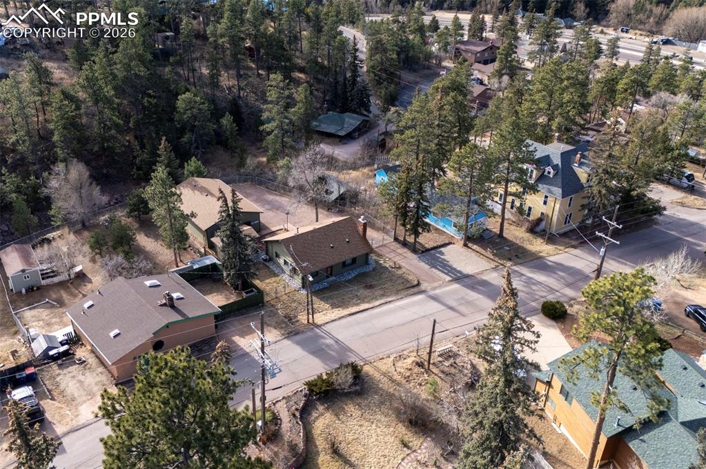 7915 Topeka Avenue Cascade, CO 80809 - Photo 31 of 36 an aerial view of residential house with outdoor space