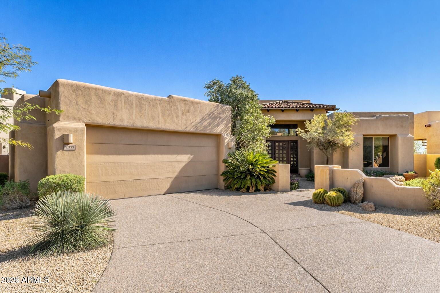 a view of a house with patio