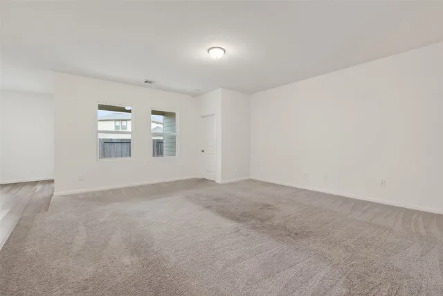 a view of empty room