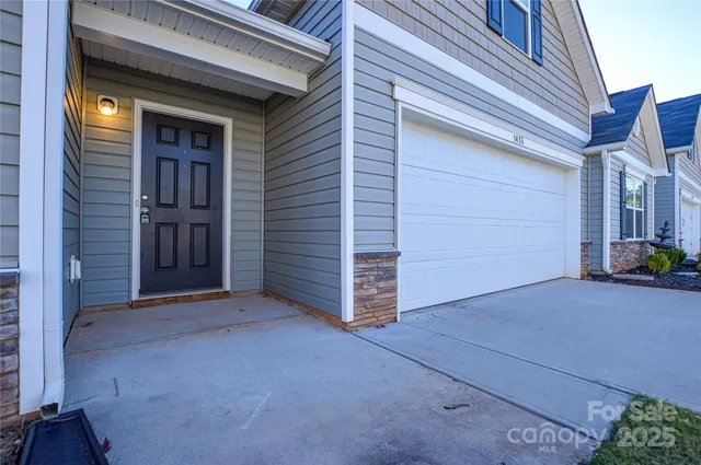 a view of a hallway with a elevator
