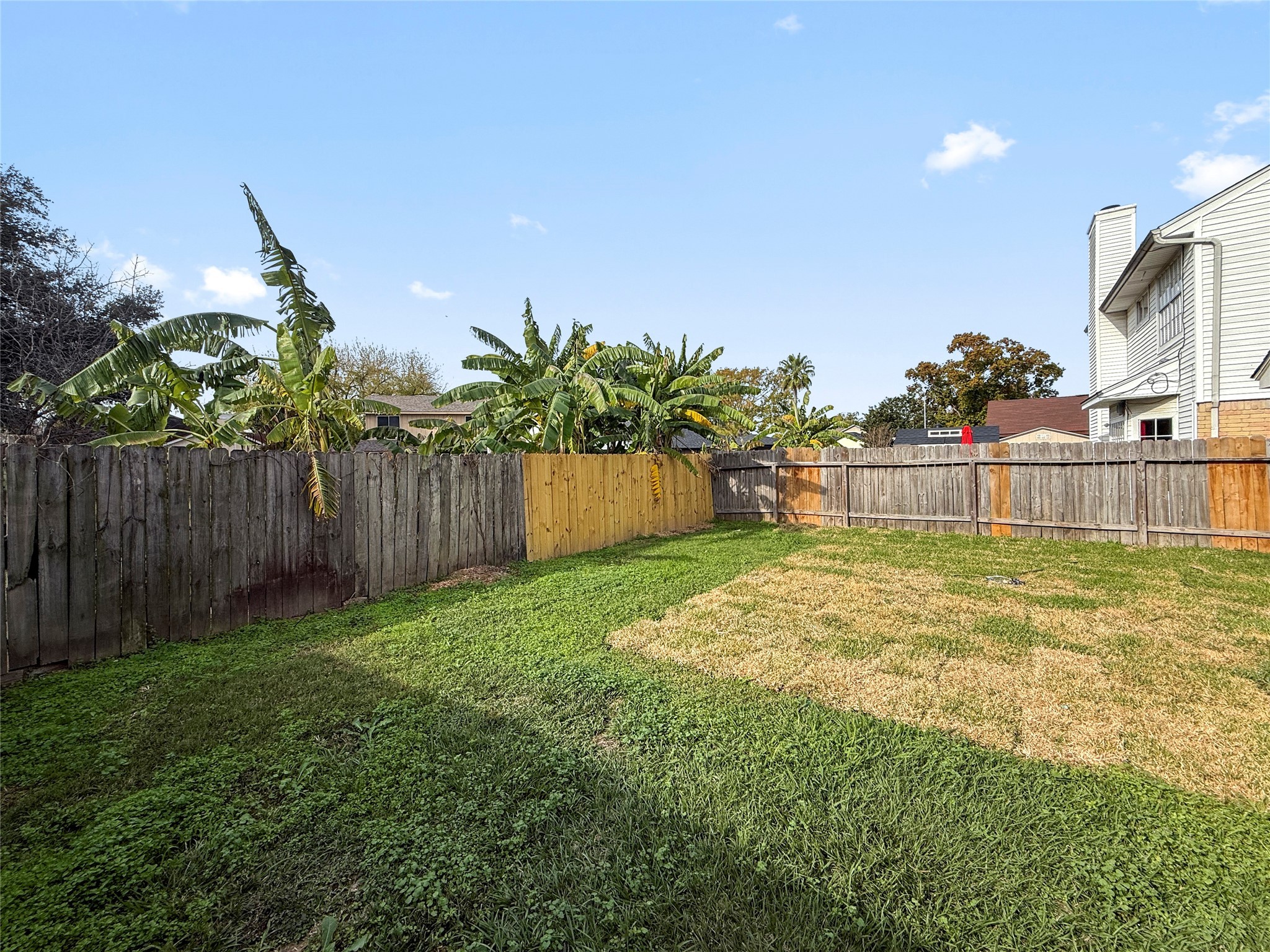 13635 Repa Lane Houston, TX 77014 - Photo 17 of 50 Here's a view from another corner of the back yard. A great space for fun outdoor activities.