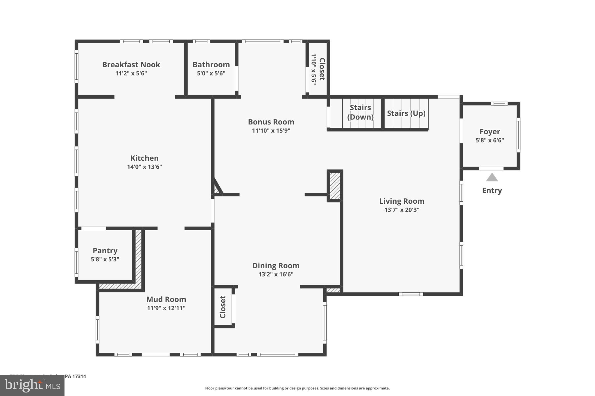 706 Chestnut Street Delta, PA 17314 - Photo 49 of 86 First Floor Layout