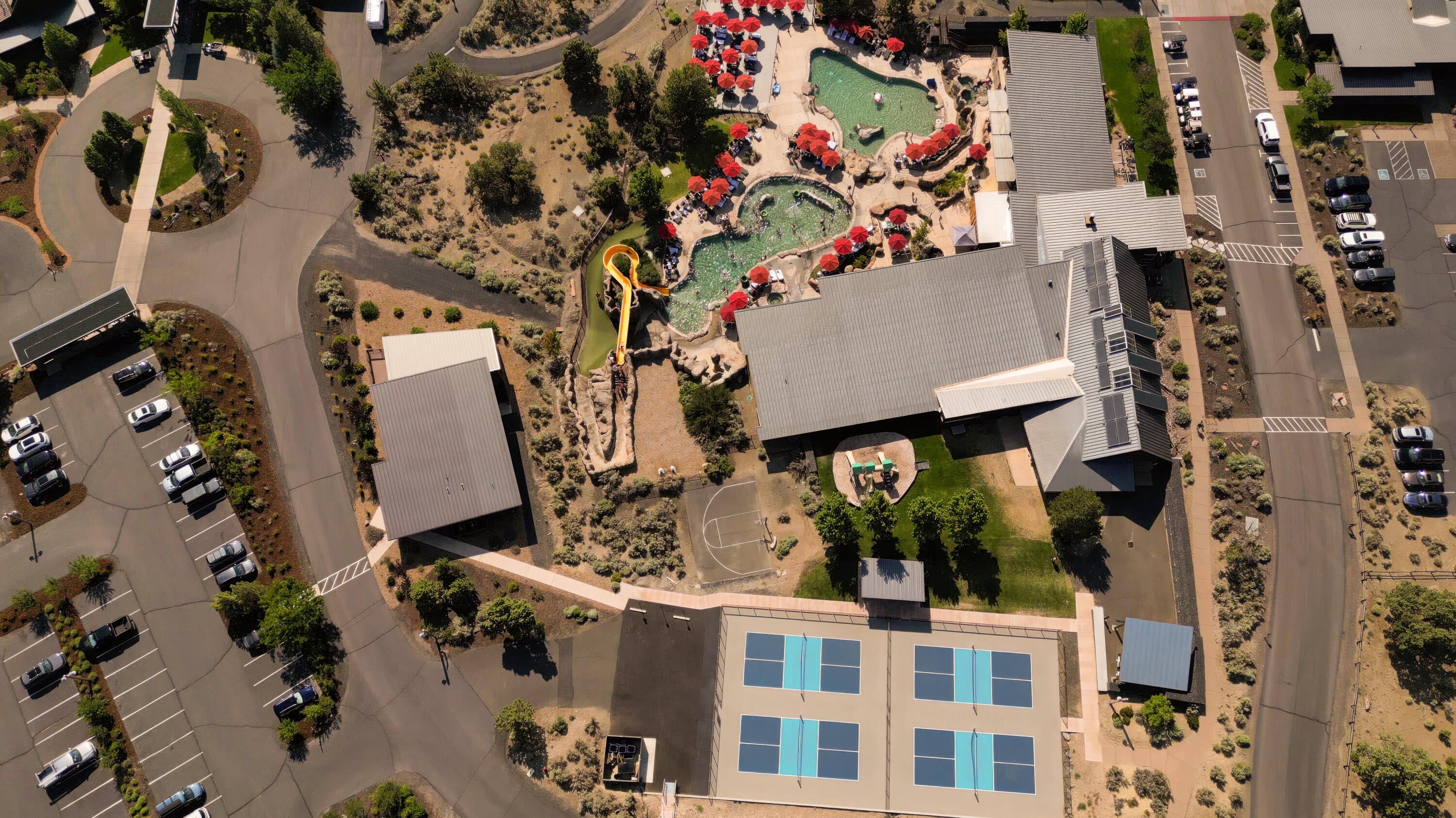 15744 Southwest Arroyo Court Powell Butte, OR 97753 - Photo 15 of 17 Pool and Pickleball Aerial