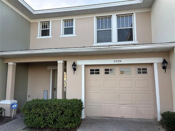 a view of front door of house