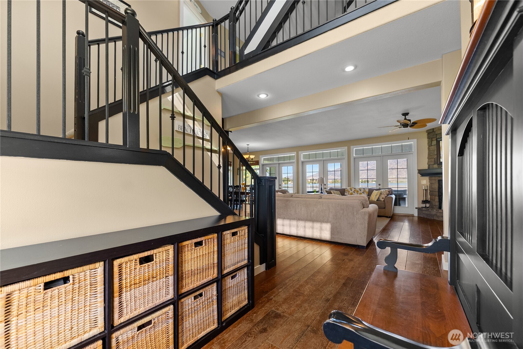 72 Boundary Point Road Oroville, WA 98844 - Photo 7 of 40 a view of entryway and hall with wooden floor