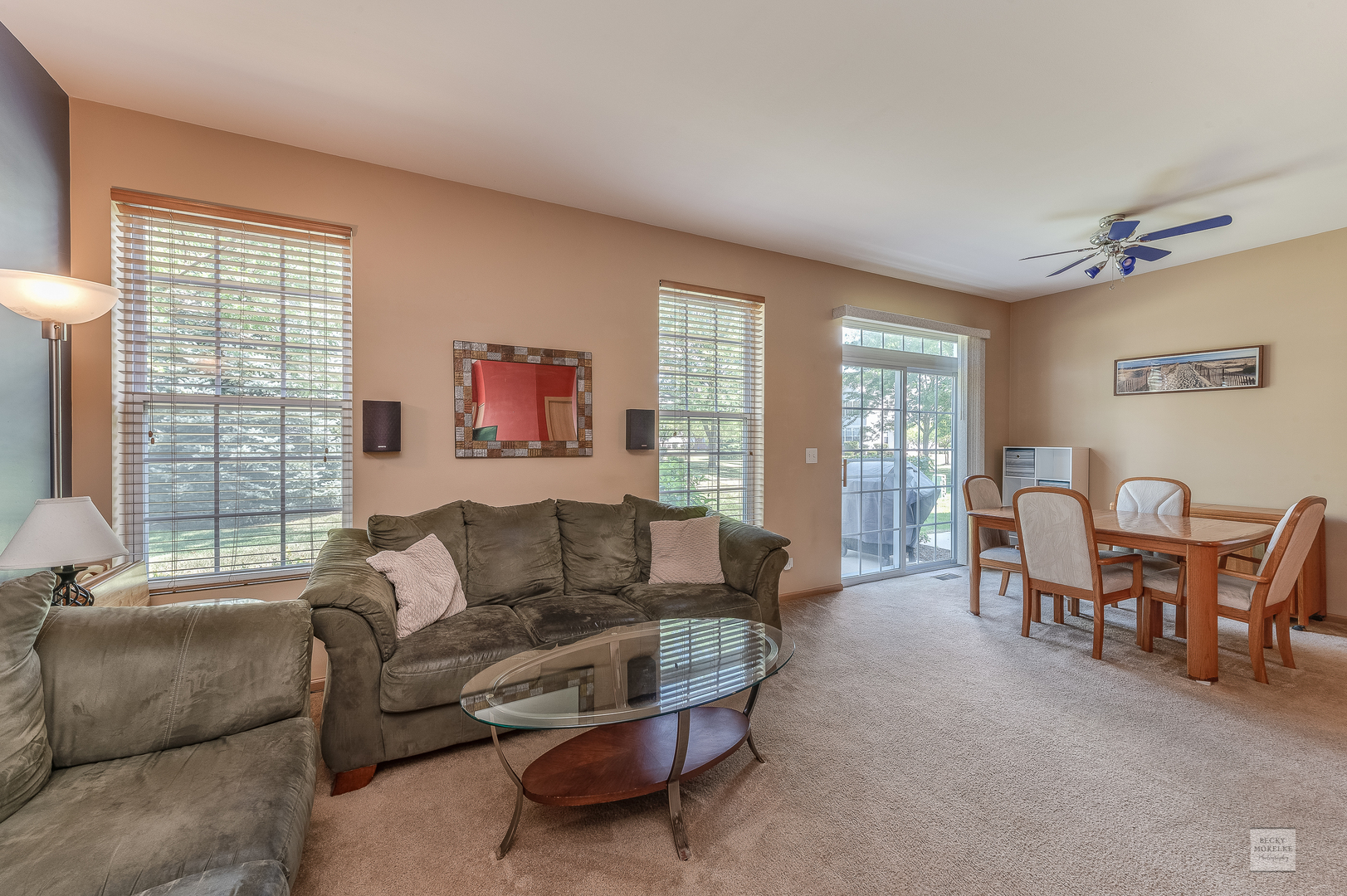 357 Grape Vine Trail Oswego, IL 60543 - Photo 12 of 27 a living room with furniture and a large window