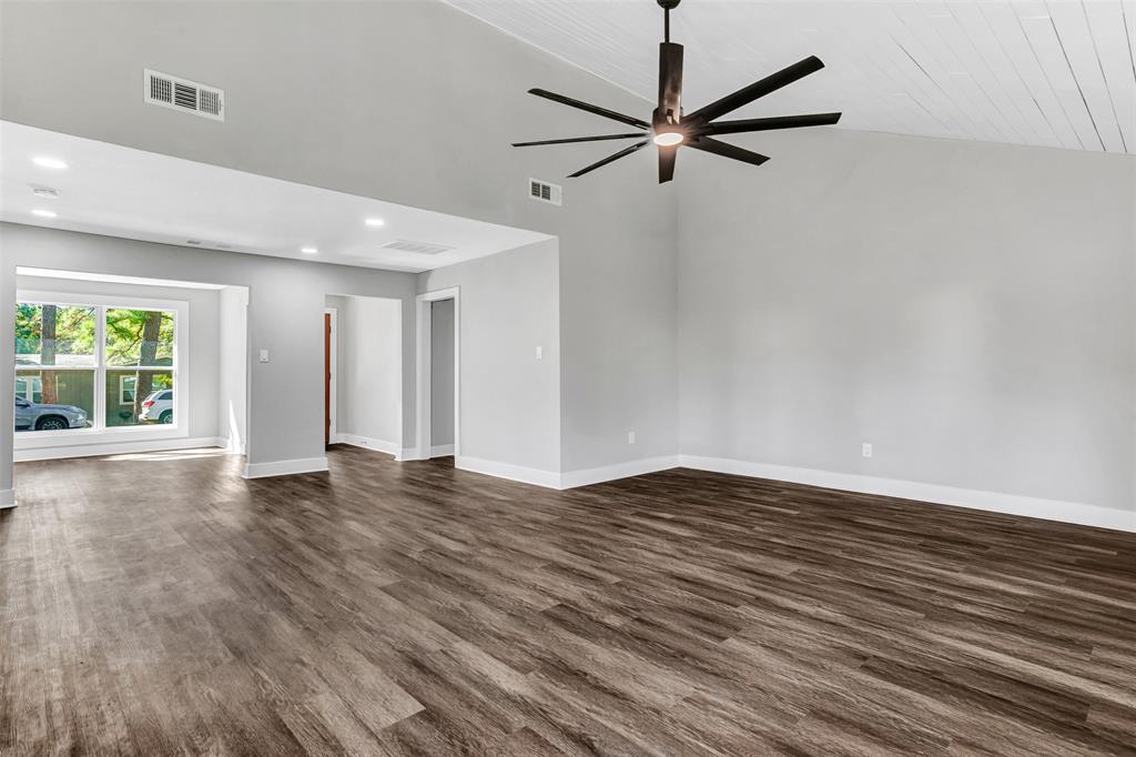 56 Crappie Road Pottsboro, TX 75076 - Photo 24 of 37 wooden floor in an empty room with a window