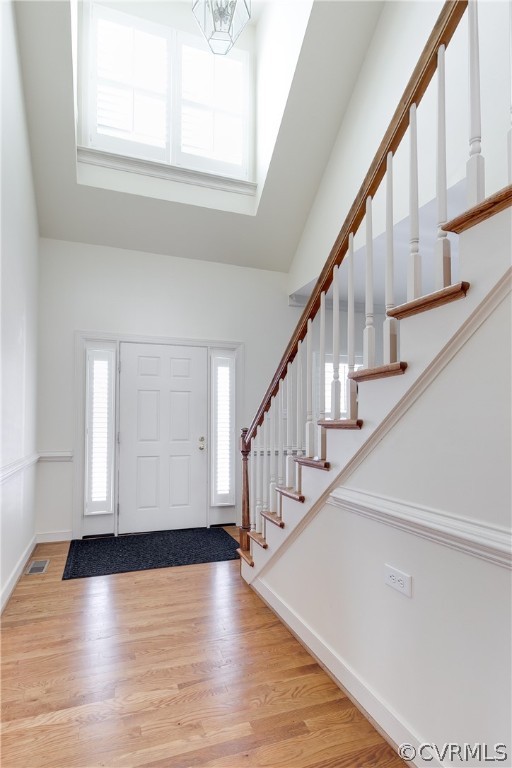 1931 Thornleigh Road Midlothian, VA 23113 - Photo 9 of 46 a view of entryway and hall with wooden floor